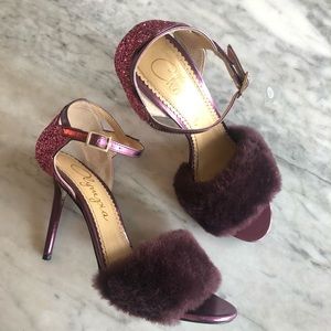 Charlotte Olympia fur pumps